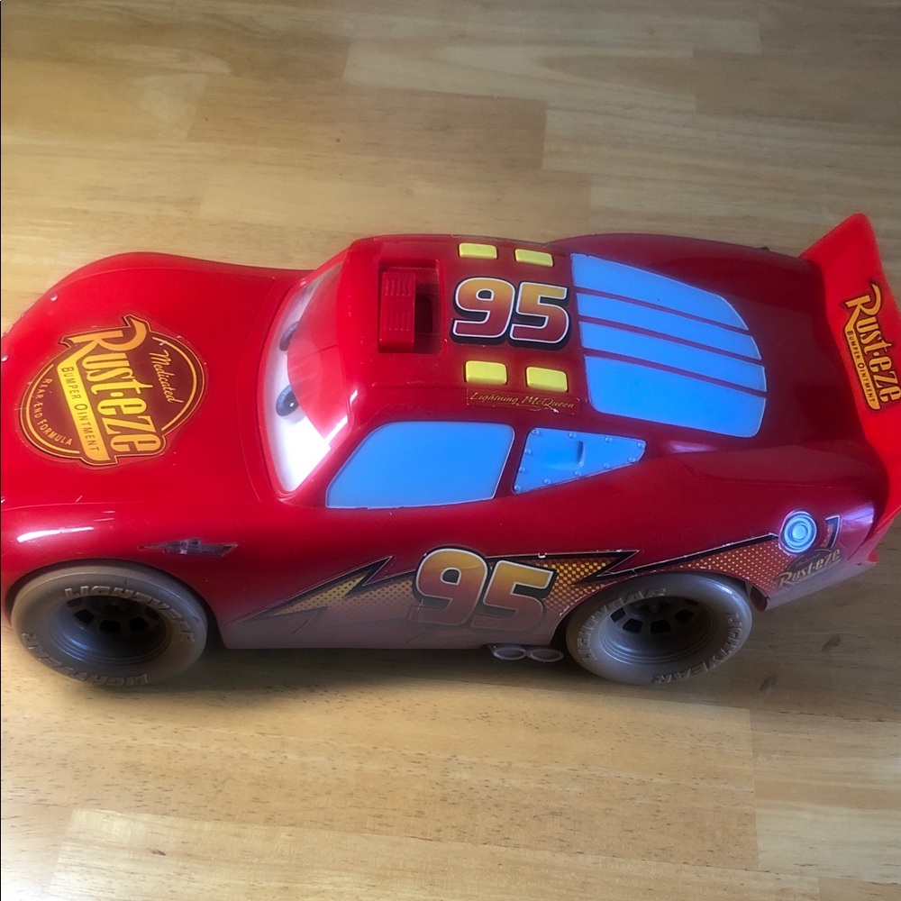 Rare Y2k Red plastic diecast 95Lightning McQueen Toy Car